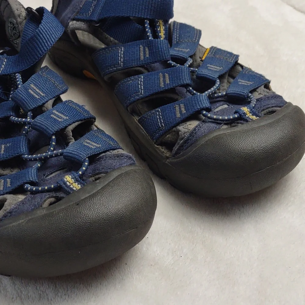 Keen Newport H2 Sandals Blue Yellow Youth Size 6